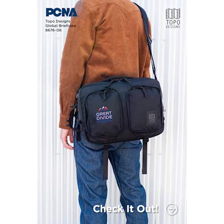 Topo Recycled Global Briefcase 254